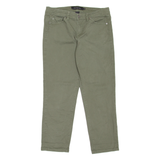 CALVIN KLEIN JEANS Womens Trousers Green Regular Tapered W30 L25