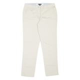 TOMMY HILFIGER Chino Womens Trousers Beige Regular Tapered W32 L30
