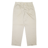 NAUTICA Rigger Chino Mens Trousers Beige Relaxed Tapered W36 L32