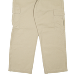 DICKIES Cargo Workwear Mens Trousers Beige Relaxed Straight W38 L30