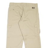 DICKIES Cargo Workwear Mens Trousers Beige Relaxed Straight W38 L30
