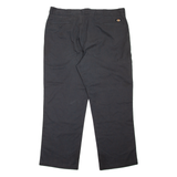 DICKIES Double Knee Workwear Mens Trousers Black Relaxed Straight W42 L30