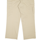 DICKIES Cargo Workwear Mens Trousers Beige Relaxed Straight W38 L32