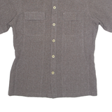 VARENZO Mens Plain Shirt Grey M