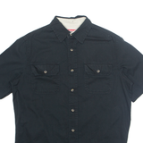 WRANGLER Mens Plain Shirt Black S