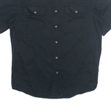 WRANGLER Mens Plain Shirt Black S