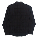 GUESS Slim Fit Mens Plain Shirt Black Long Sleeve M