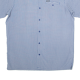 COLUMBIA Mens Shirt Blue Check 2XL