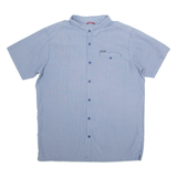 COLUMBIA Mens Shirt Blue Check 2XL