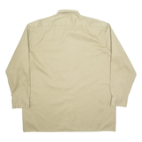 DICKIES Mens Worker Shirt Beige Long Sleeve XL