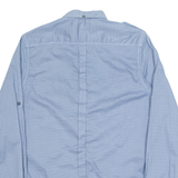 BEN SHERMAN Mens Shirt Blue Geometric Long Sleeve S