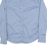 BEN SHERMAN Mens Shirt Blue Geometric Long Sleeve S