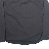 CONVERSE Mens Denim Shirt Grey Long Sleeve M