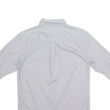 ALL SAINTS Mens Plain Shirt Grey 3/4 Sleeve S