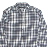 DIESEL Mens Shirt Black Check Long Sleeve L