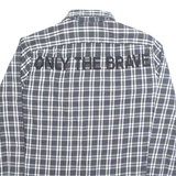 DIESEL Mens Shirt Black Check Long Sleeve L