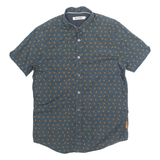 BEN SHERMAN Mens Shirt Green Floral XS