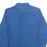 LEVI'S Mens Plain Shirt Blue Long Sleeve S