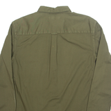 ALL SAINTS Mens Plain Shirt Green Long Sleeve S