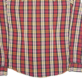LEE Mens Shirt Red Check Long Sleeve L