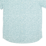 BENCH Mens Shirt Blue Crazy Pattern L