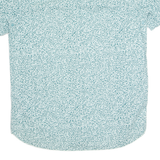 BENCH Mens Shirt Blue Crazy Pattern L