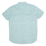 BENCH Mens Shirt Blue Crazy Pattern L