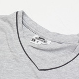SLAZENGER Mens T-Shirt Grey V-Neck M