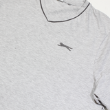 SLAZENGER Mens T-Shirt Grey V-Neck M