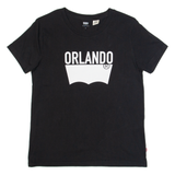 LEVI'S Orlando Womens T-Shirt Black USA M