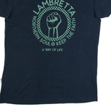 LAMBRETTA Mens T-Shirt Blue S