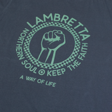 LAMBRETTA Mens T-Shirt Blue S