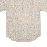 JOHN HENRY Mens Shirt Brown Crazy Pattern M