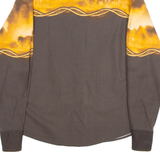 PANHANDLE SLIM Mens Shirt Brown Long Sleeve S