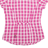 JACK WOLFSKIN Slim Fit Womens Shirt Pink Check S