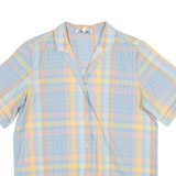 POOLE Womens Shirt Blue Gingham S