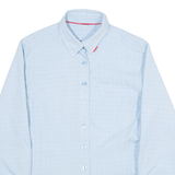 MAMMUT Womens Shirt Blue Check Long Sleeve S