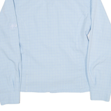MAMMUT Womens Shirt Blue Check Long Sleeve S