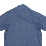 WOODPECKER Womens Denim Shirt Blue M