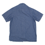 WOODPECKER Womens Denim Shirt Blue M