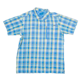 COLUMBIA Mens Shirt Blue Check L