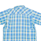 COLUMBIA Mens Shirt Blue Check L