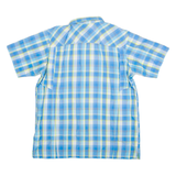 COLUMBIA Mens Shirt Blue Check L