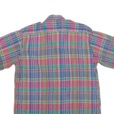 BREMO Mens Shirt Blue Check L