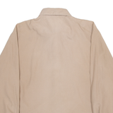 VISION Womens Plain Shirt Brown Long Sleeve S