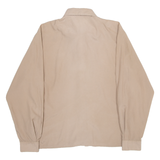 VISION Womens Plain Shirt Brown Long Sleeve S