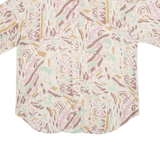 Mens Shirt Brown Crazy Pattern L