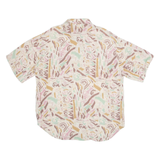 Mens Shirt Brown Crazy Pattern L