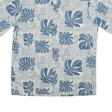 ROYAL CREATIONS Mens Shirt Blue Floral M