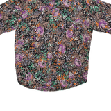 CIAPS Mens Shirt Purple Crazy Pattern L